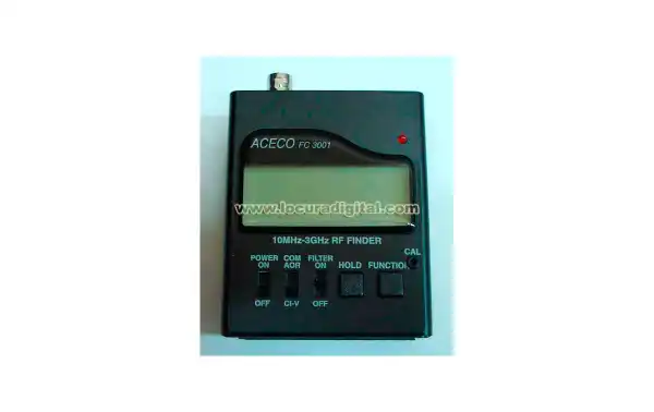 ACECO FC 3001 PLUS Handheld Digital Frequency counter. Front view