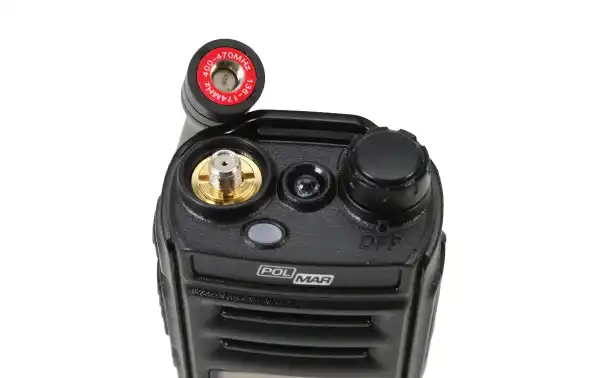 POLMAR DB5-MKII SMA male antenna connector and SMA female walkie connector