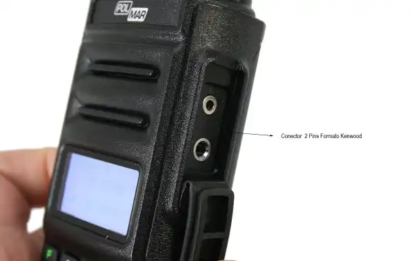 POLMAR DB5-MKII Kenwood format pinganillos connector