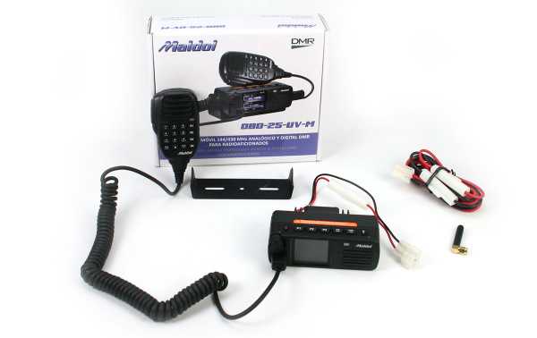 Émetteur MALDOL DBD25 DMR bi-bande analogique et numérique VHF144/UHF430 Mhz