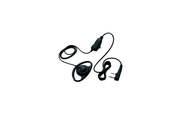 KENWOOD EMC-7 Micro-auricular de presilla con auricular orejera con micrófono  valido para TH-F7E, TH-K2E, TH-K2ET, TH-K4E,  UBZ-LJ8 BE, TH-D72, TK3301.