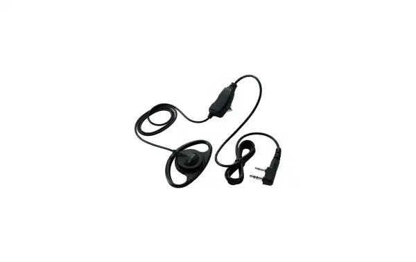 KENWOOD EMC-7 Micro-auricular de presilla con auricular orejera con micrófono valido para TH-F7E, TH-K2E, TH-K2ET, TH-K4E, UBZ-LJ8 BE, TH-D72, TK3301.