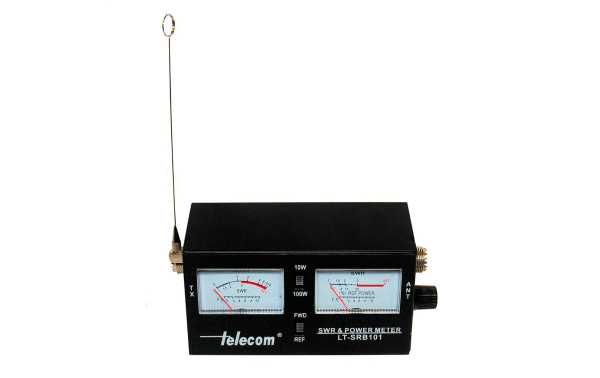 DF2461 ROE meter and wattmeter for CB, with 2 instruments and 10/100 Watts power scale