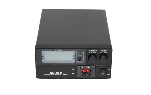 ALINCO DM30G Fuente alimentacion conmutada 25A. Regulable 9 a 15 voltios, con pantalla LCD, lectura de amperaje y voltage.