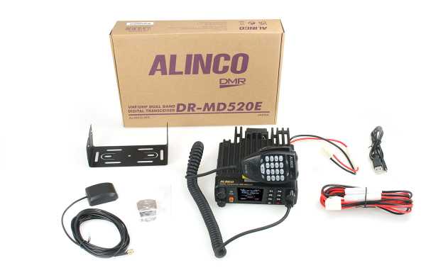 Station DMR analogique et numérique ALINCO DR-MD520E, double bande 144/430 Mhz