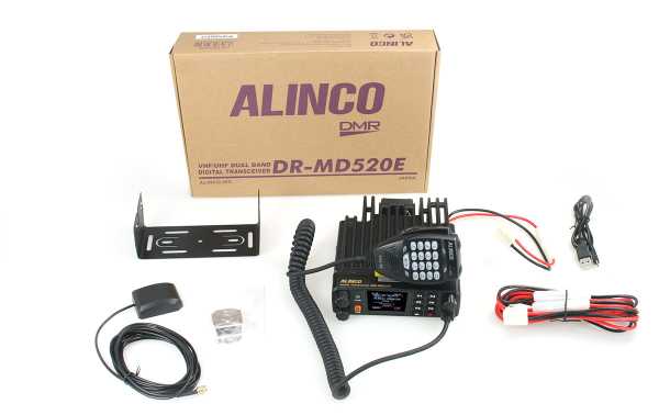 Estação DMR analógica e digital ALINCO DR-MD520E, banda dupla 144/430 Mhz