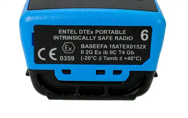 DT-952 ENTEL Walkie Talkie PMR-446 Digital - Analog without keyboard, without screen, Free Use ATEX