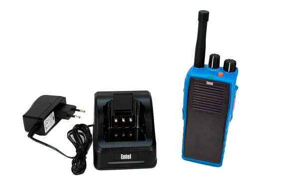 DT-952 ENTEL Walkie Talkie PMR-446 Digital - Analog without keyboard, without screen, Free Use ATEX