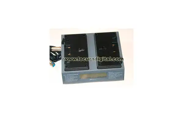 DTASC302A CARGADOR DE 2 BATERIAS TIPO ANTON BAUER LITIO