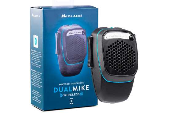 MIDLAND DUAL MIKE WIRELESS CB + Bluetooth dual wireless microphone for smartphone