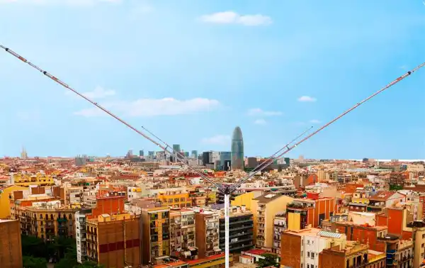 DX ADIPHF 5B Antena dipolo en V para HF: 7, 14, 21, 28, 50 Mhz