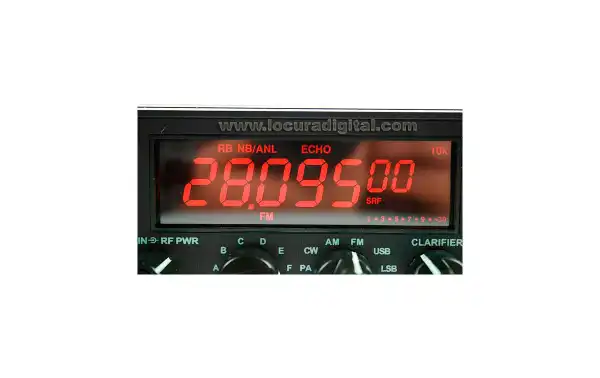 ANYTONE AT-5555 HF RADIO 28-29 MHz. POWER: 12 WATT. AM / FM. SSB Sidebands: 21 WATTS.