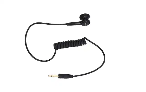 O fone de ouvido oferece reprodução de áudio nítida, sendo ideal para segurança, logística, serviços técnicos e operações táticas.