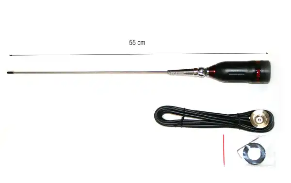 TELECOM F-2000-EC D-ORIGINAL Antena corta + base + cable 4 mts