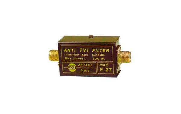 ZETAGI F27 Filtro pasa bajo anti TV ZETAGI
