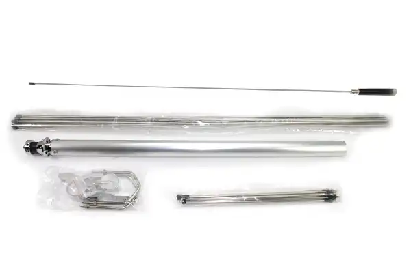 FALKOS D-130 Antena especial para recepción de escaner, diseñada para recibir desde 25 - 1300 Mhz . Antena Discono 25 MHz / 1300 MHz 