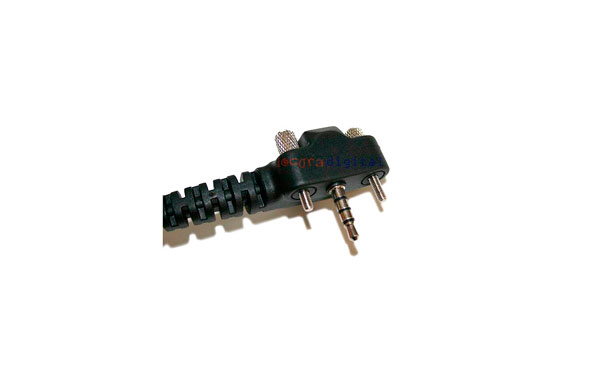 NAUZER Micro-oreillette PIN29 Avec PTT Intégré | Compatible Kenwood PKT23 | Câble Enroulé, Confortable - 10