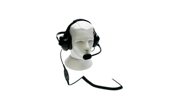 NAUZER HEL880S Micro-Auriculares tipo casco profesional para walkies ALAN, MIDLAND Y COBRA