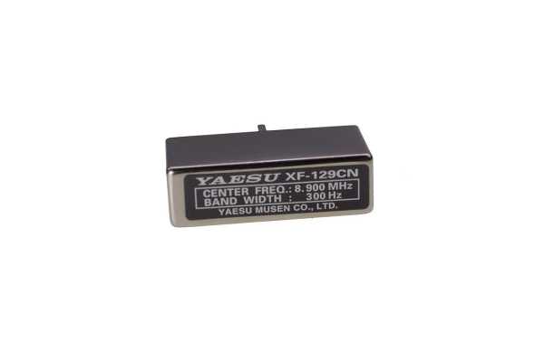 YAESU XF-129CN) destiné au récepteur secondaire (SUB) FTDX101D. Ce filtre est conçu pour améliorer la capacité de réception des signaux en code Morse (CW) à une fréquence spécifique de 9,005 MHz avec une bande passante de 300 Hz.