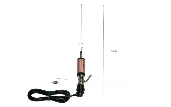 LEMM-FLASH 6000 CB 27 mhz folding antenna Length 200 cm