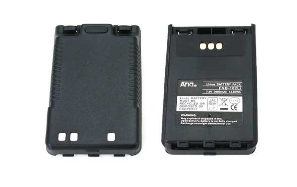 FNB-102LI EQ  ARIA bateria EQUIVALENTE para YAESU VX-8, LITIO voltaje 7,4V/ capaciadd 1800 mAh