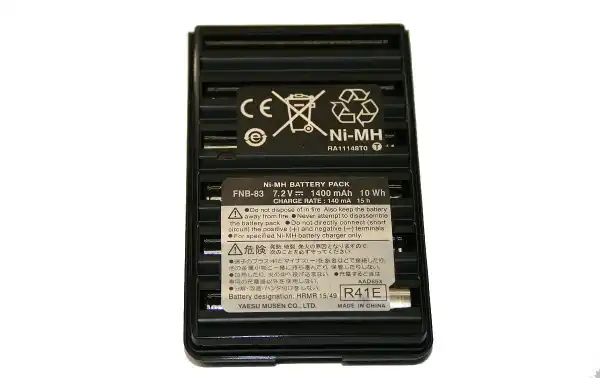 FNB83 Batería ORIGINAL YAESU Ni-Mh 7,2 V/1400 mAh.