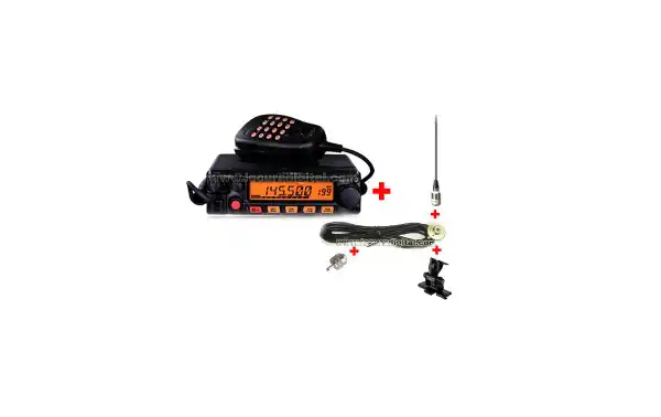 YAESU FT-1900E KITA EMISORA DE VHF 144MHZ IDEAL PARA MONTAJE EN VEHICULOS SIN HACER ORIFICIO EN LA CHAPA CON ANTENA CORTA 50 CM.