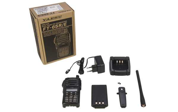 Todo lo que incluye el Yaesu FT-65