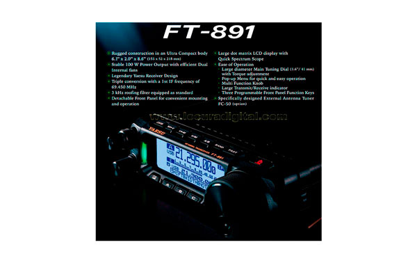 The FT-450 is a compact HF category and superior performance, in its design incorporating the latest technological advances developed by Yaesu