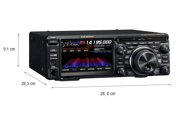 Émetteur YAESU FT-DX-10 HF 1,8 - 50 Mhz puissance 100 watts
