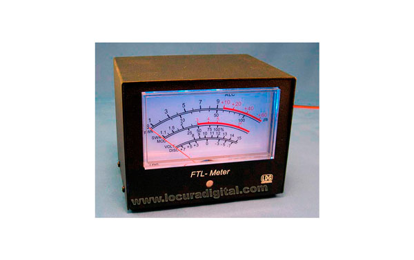 FTL METER Medidor LDG Retroiluminado Azul para YAESU FT897 Y FT857 MODELO GRANDE