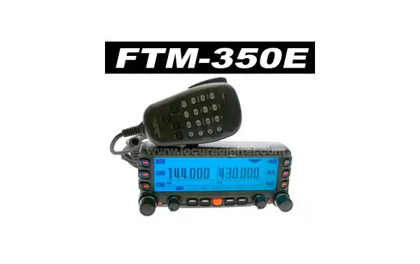YAESU EMISORA FTM350E MOVIL BI-BANDA CON APRS 144 VHF/ 430 UHF 50 watios