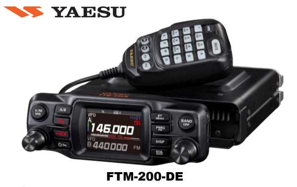 YAESU FTM-200-DE BI-BAND transmitter 144/430 MHz power 50 watts