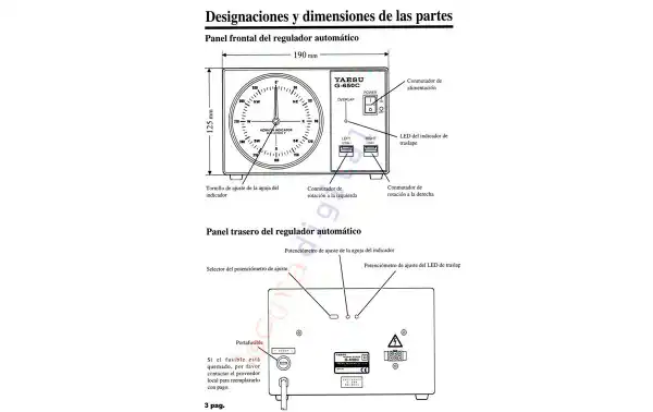 YAESU G 450 CDC Rotor Azimutal tipo torreta par de fuerza 600kg/cm