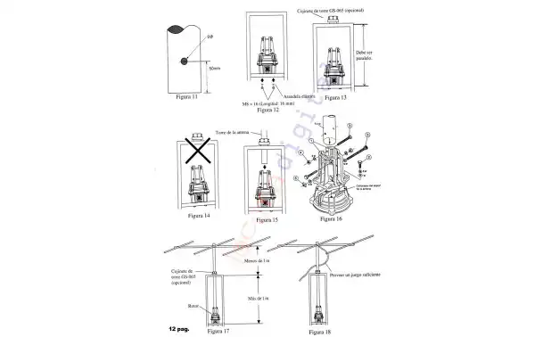 YAESU G 450 CDC Rotor Azimutal tipo torreta par de fuerza 600kg/cm