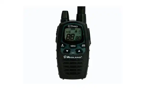 MIDLAND G7E-PRO PAREJA DE WALKIES DE USO LIBRE PMR 446.Blister 2 unidades de Walkies sin necesidad de licencia. ALTAS PRESTACIONES !! NUEVO MODELO !! 