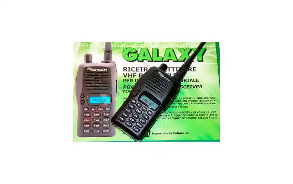 POLMAR GALAXY VHF 144 MHZ HANDHELD + EARPHONE FOR FREE!!