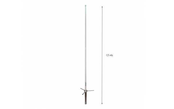 TAGRA GPC-868-12 Antenne verticale omnidirectionnelle 868 Mhz Longueur 1,5 mètres
