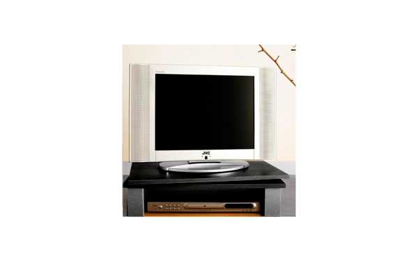 GV1NEGRO Soporte pantalla TV + VIDEO giratorio 60 cms x 38 cms. Color NEGRO