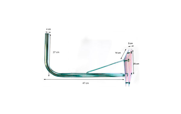 HARD-8035 MIRMIDON spécialement conçu pour les antennes de montage sur le stand tours. Pour l'installation de tous les types d'antennes: les antennes paraboliques, radio, télévision, etc .... Ce support est universel et peut être monté dans des to