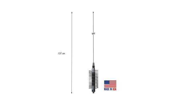 PROCOMM HBL4000 Antenna 3/8 thread for radiant vehicle CB27 Length 137cm