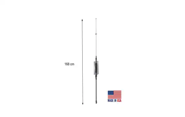 PROCOMM HBL4120 Antena rosca 3/8 vehiculo radiante CB27 Longitud 168cm