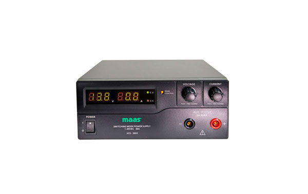 HCS3602 MAAS Fuente Alimentación regulable 1-30 volts y regulable de 0-30 Amp.