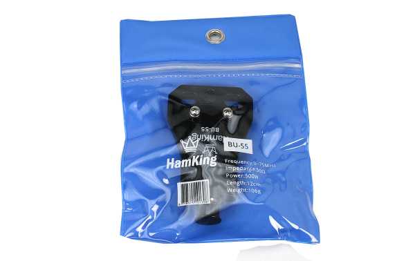 HANKING HKBU55 Balun 1: 1 Frequência 3-75 Mhz potência máxima 500 W PEP