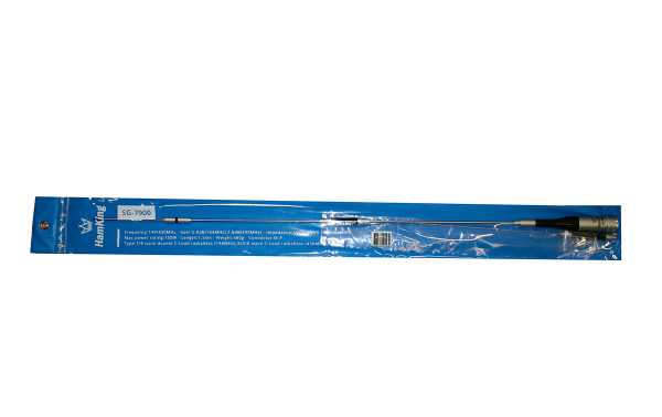 HAMKING HKSG7900 Antena movil bibanda 144/430 VHF/UHF longitud 153 cm