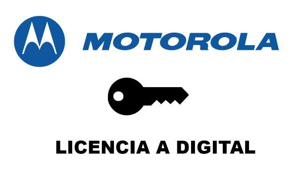 Atualização de licença MOTOROLA HKVN4204 para Digital DP/DM1400