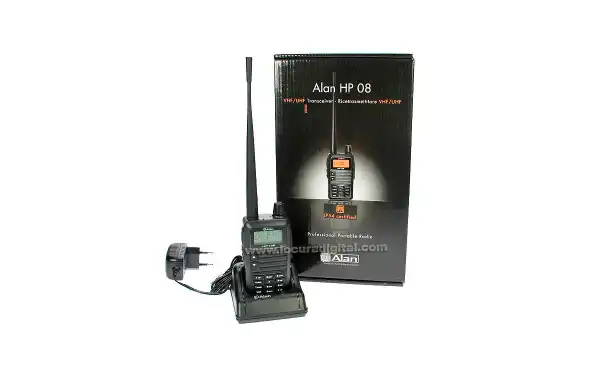 HP108 ALAN-MIDLAND walkie profesional VHF 136-174 Mhz.