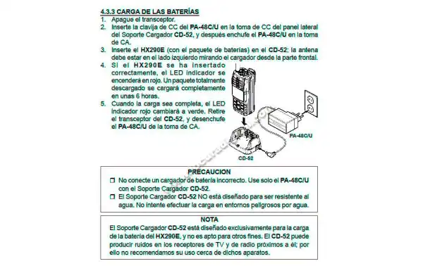 HX290E Standard Horizon. Submersible and floating nautical walkie talkie.