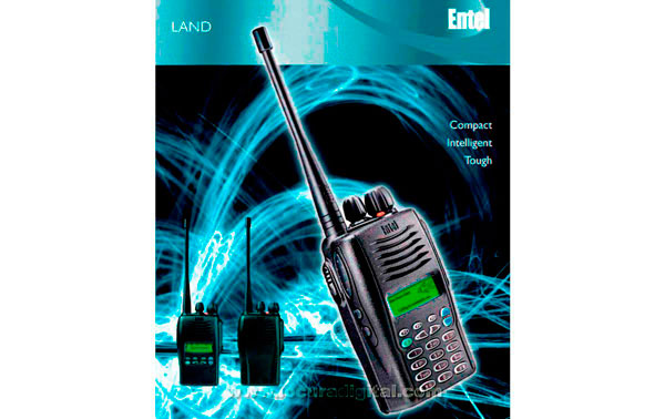 ENTEL HX-415 MHz 66-88 - Walkie Professional com display de 255 canais