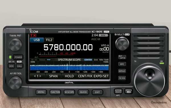 ICOM IC-905 Transceptor multibanda VHF/UHF/SHF Bandas:144, 430, 1.200, 2.400, 5.600 MHz